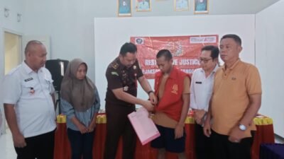Kajari Tanggamus Laksanakan Pelepasan Tuntutan Restoratif Justice